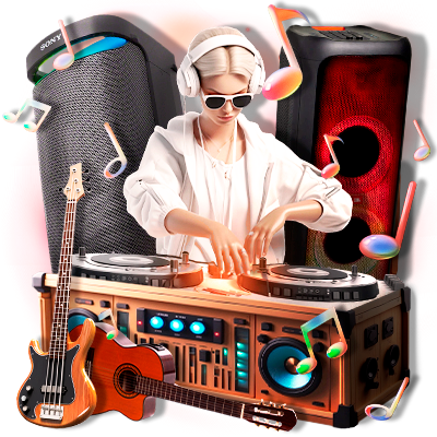 Коробка с колонками